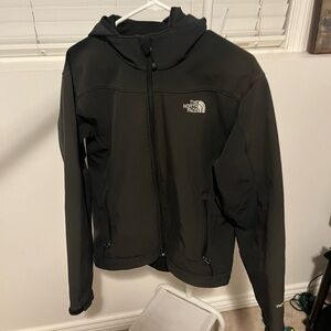 The North Face Black Softshell Jacket Full Zip Outdoor Jacket Men’s